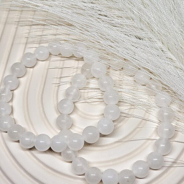 Fine Collection - Weißer Jade Armband – Bild 2