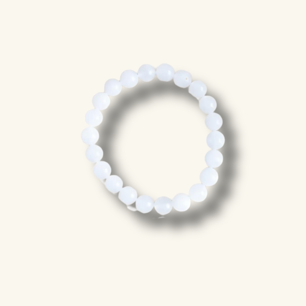 Fine Collection - Weißer Jade Armband