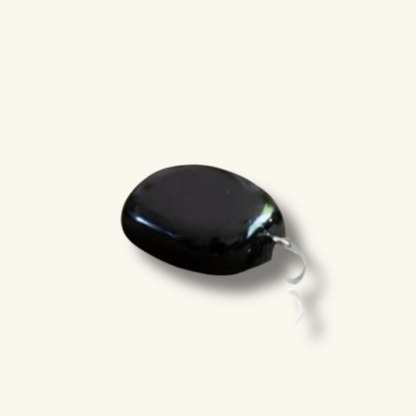 Schwarzer Obsidian - Anhänger – Bild 2